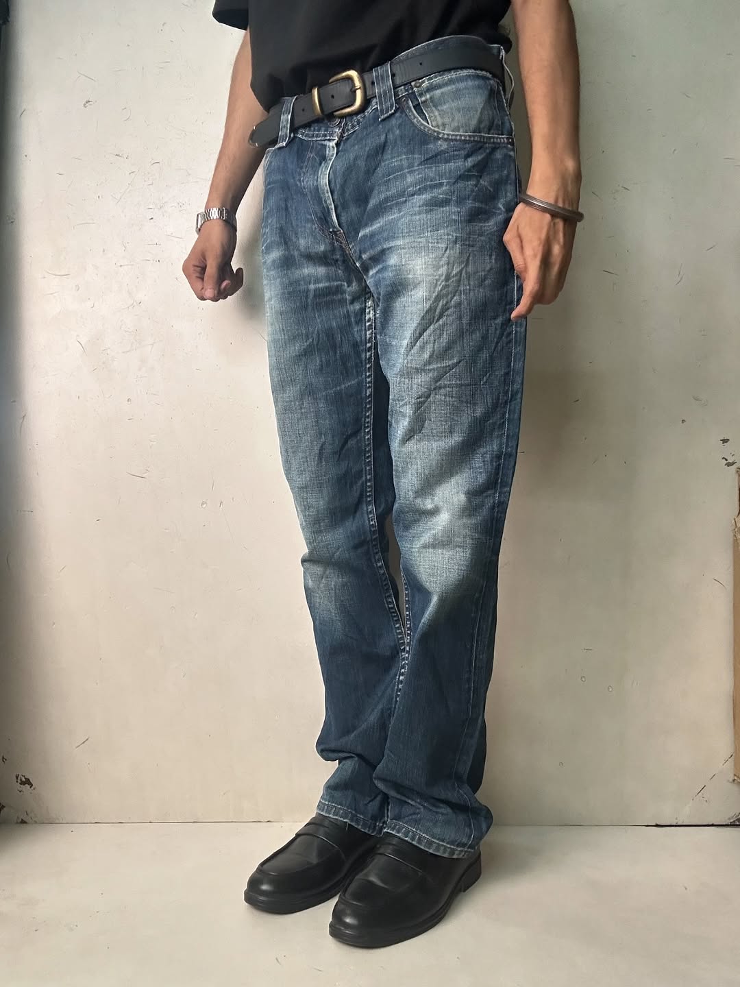 Levi’s 511 Vintage Jeans with adjustable belt,W34/L42 - Image 4
