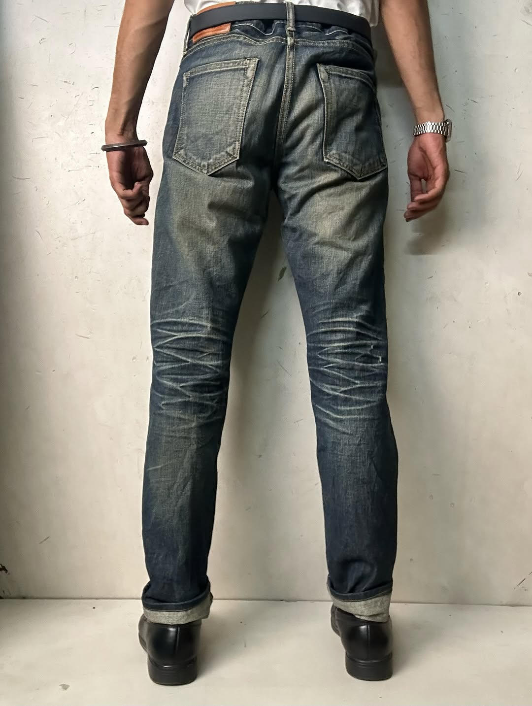 Indigo Denim Masters Selvedge Denim Jeans,W34/L41 - Image 4