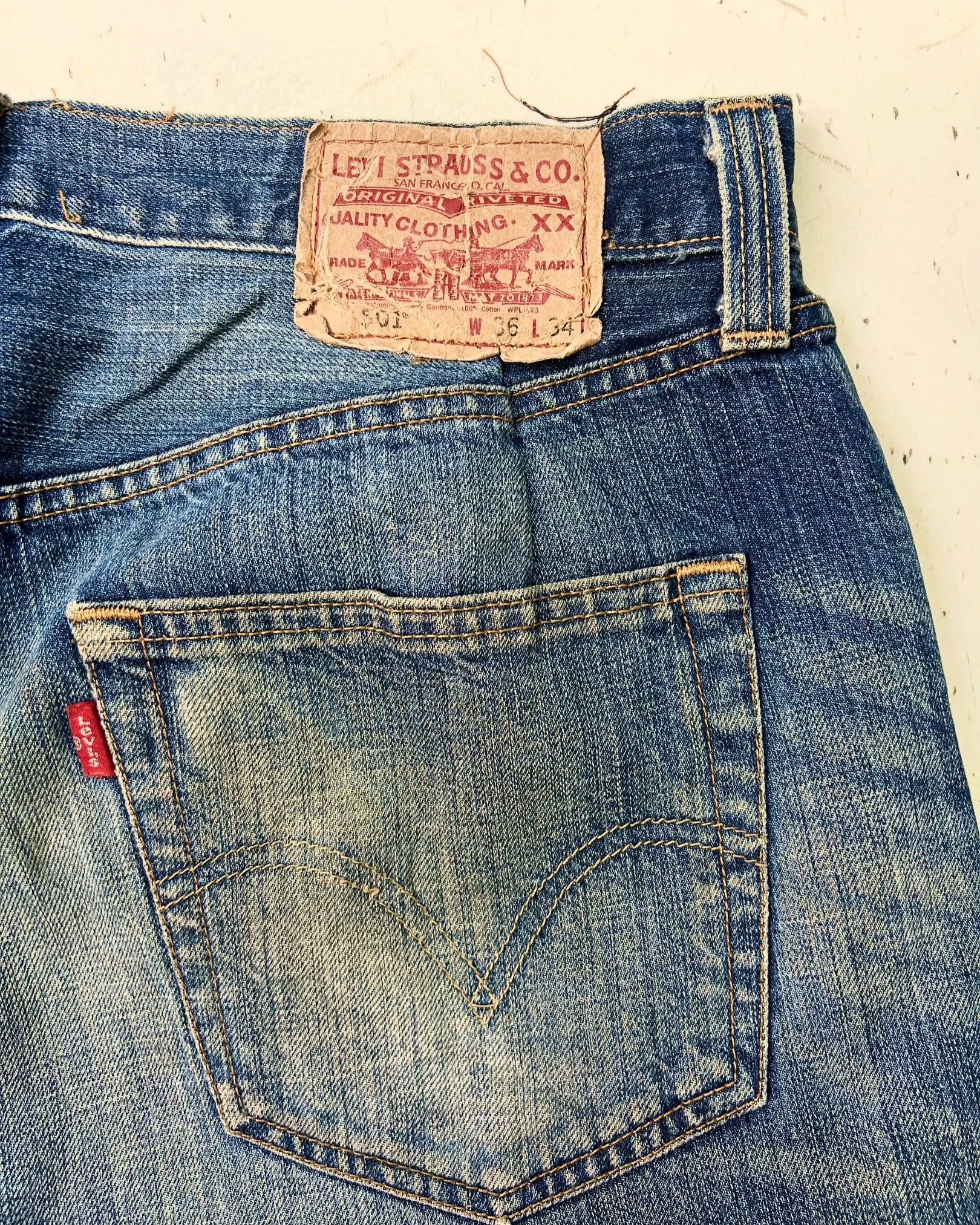 Levi’s 501 vintage washed Jeans,W33/L41 - Image 6
