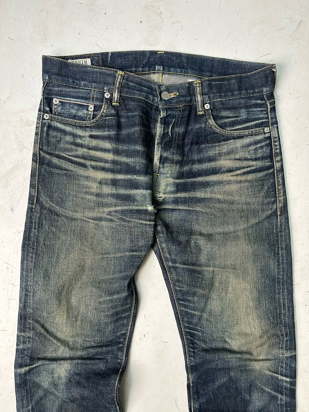 Indigo Denim Masters Selvedge Denim Jeans,W34/L41 - Image 5