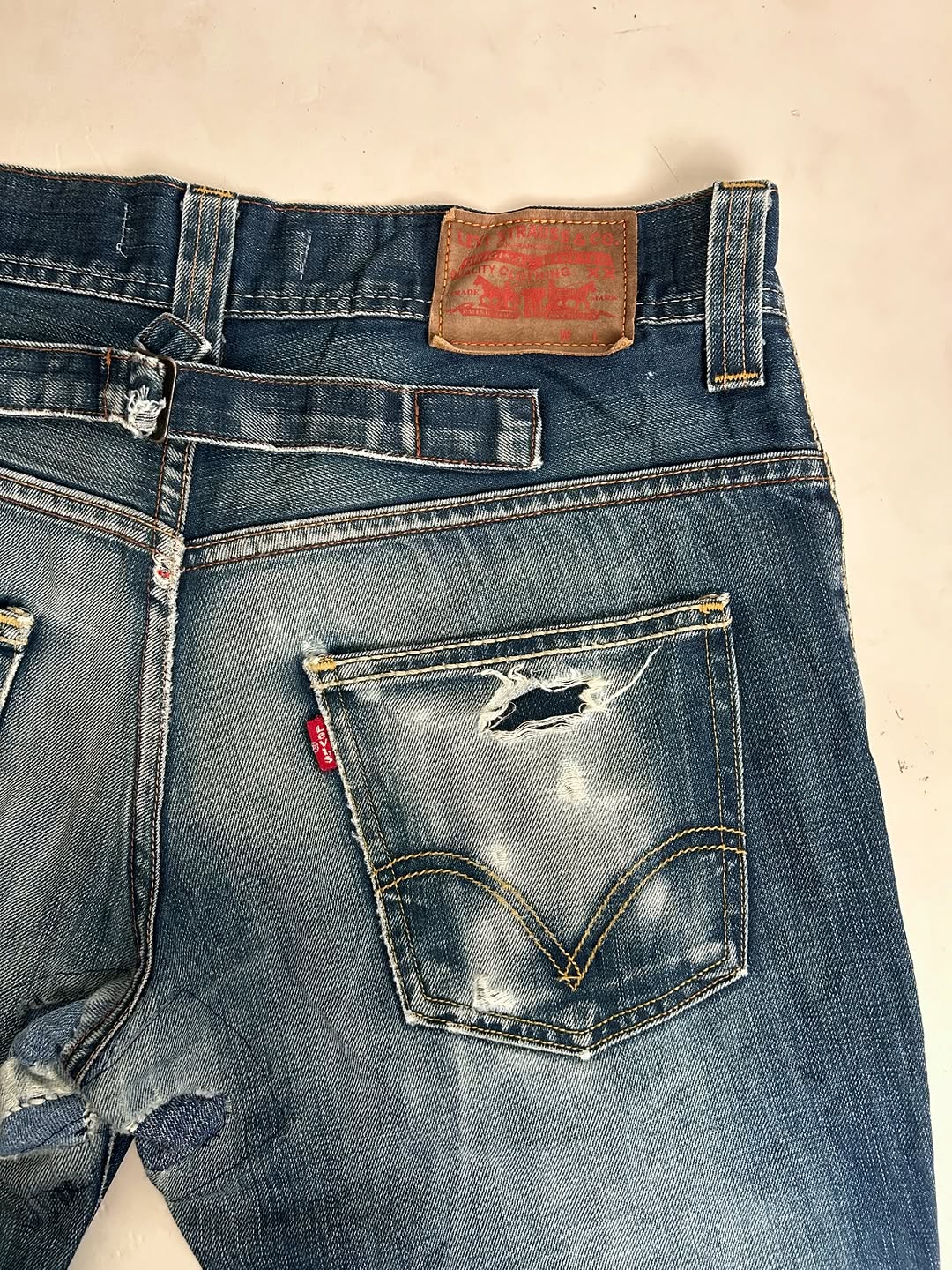 Levi’s 511 Vintage Jeans with adjustable belt,W34/L42 - Image 5