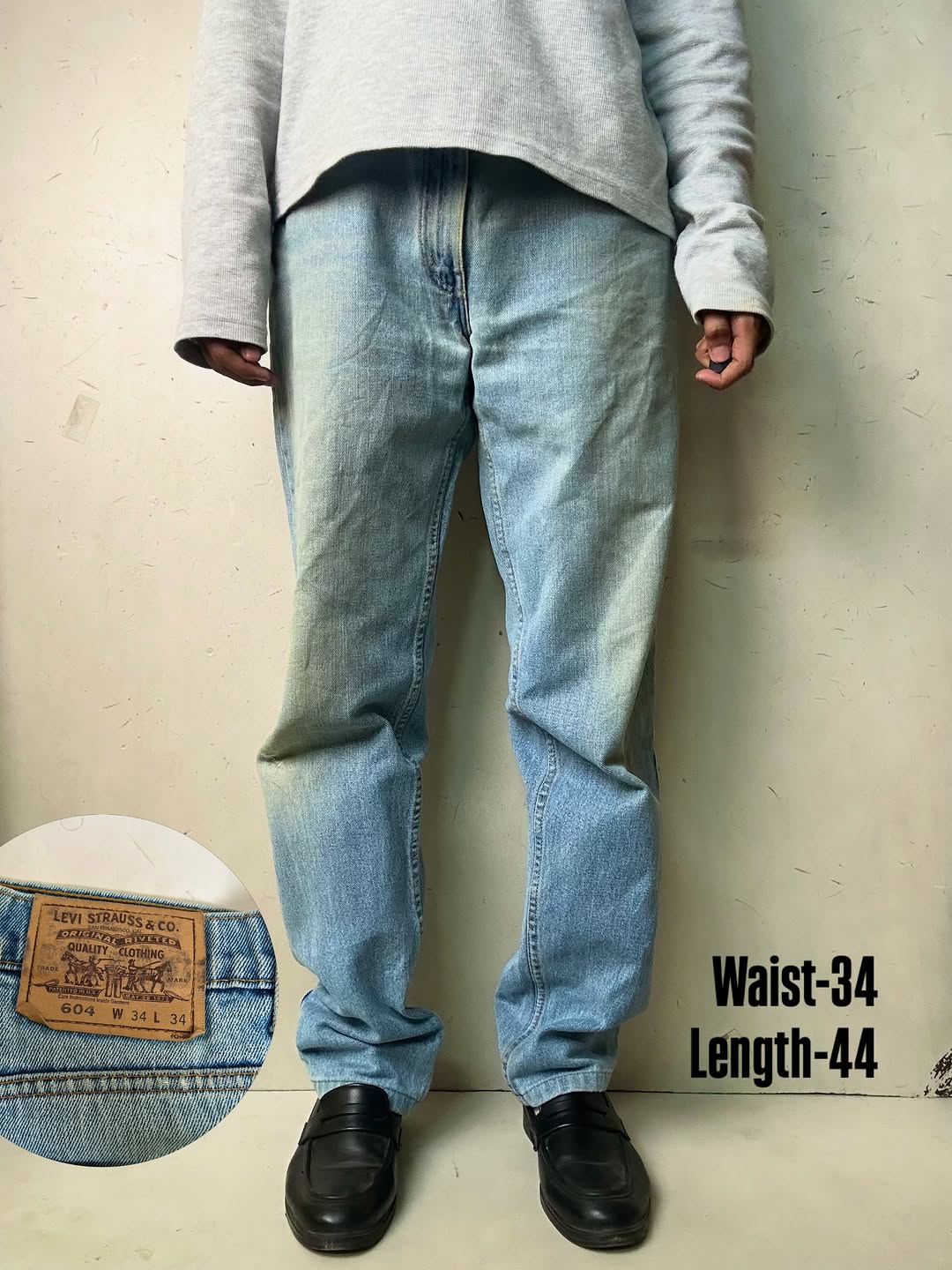 Levi’s 604 Orange Tab Vintage Jeans,W34/L44