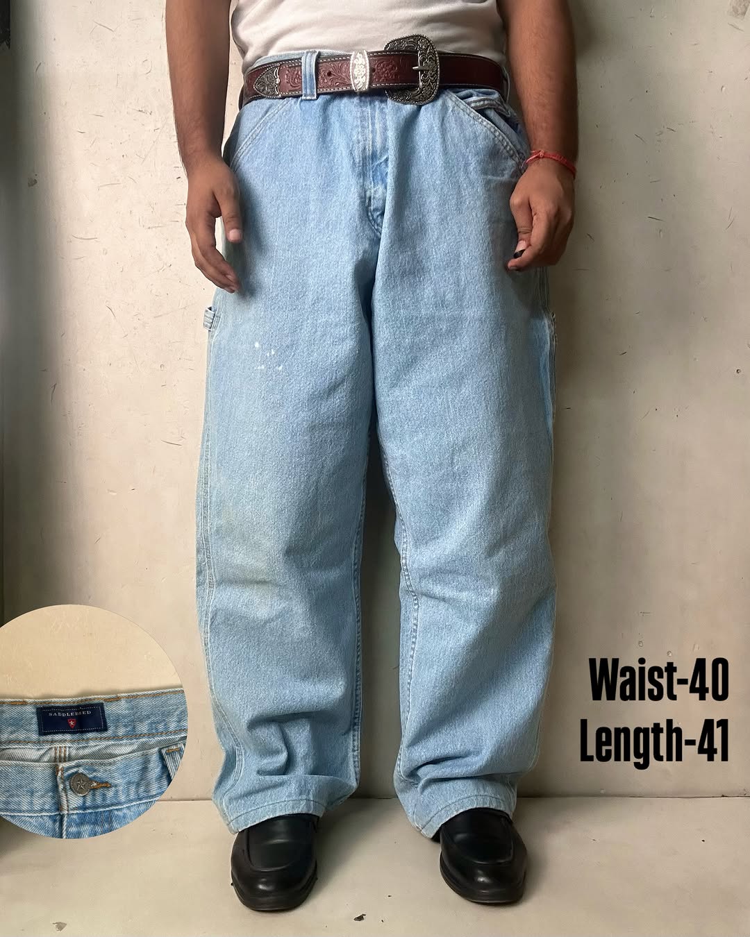 SADDLEBRED Vintage Carpenter Jeans,W38/L41
