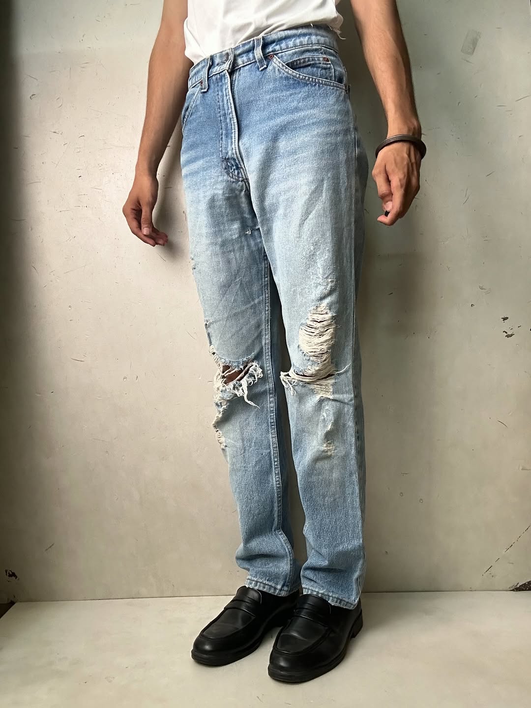 Levi’s Orange Tab Distressed Jeans,W28/L42 - Image 2