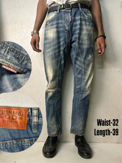 DSquared2 Caten Bros Vintage Biker Jeans,W32/L39