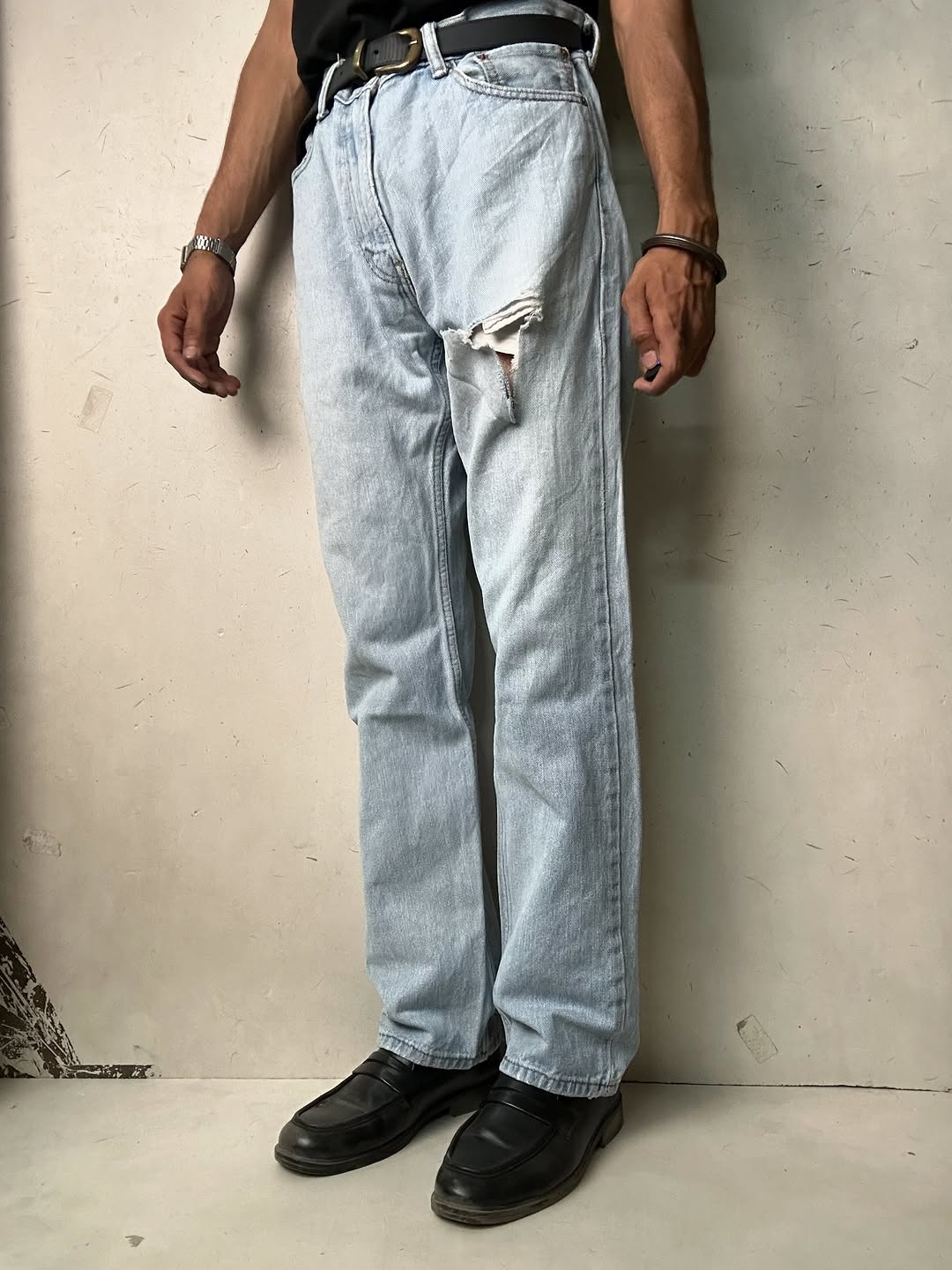 Levi’s 505 lightwashed Jeans,W34/L42 - Image 2