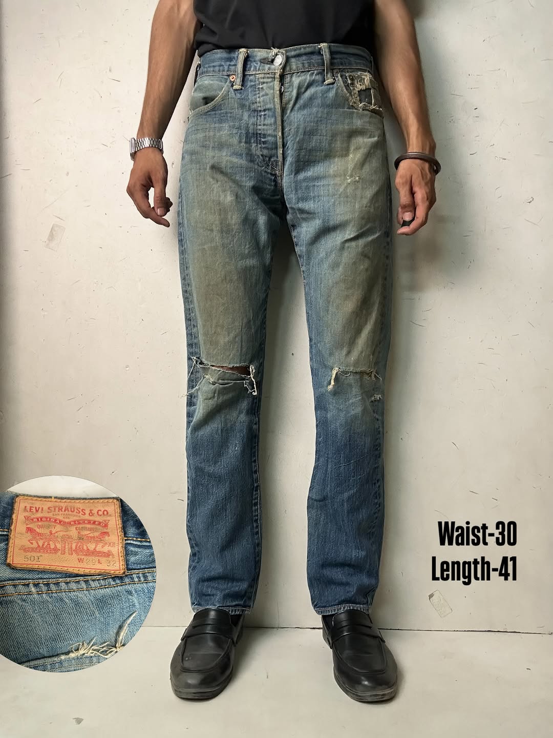 Levi’s 501 vintage washed Jeans,W30/L41
