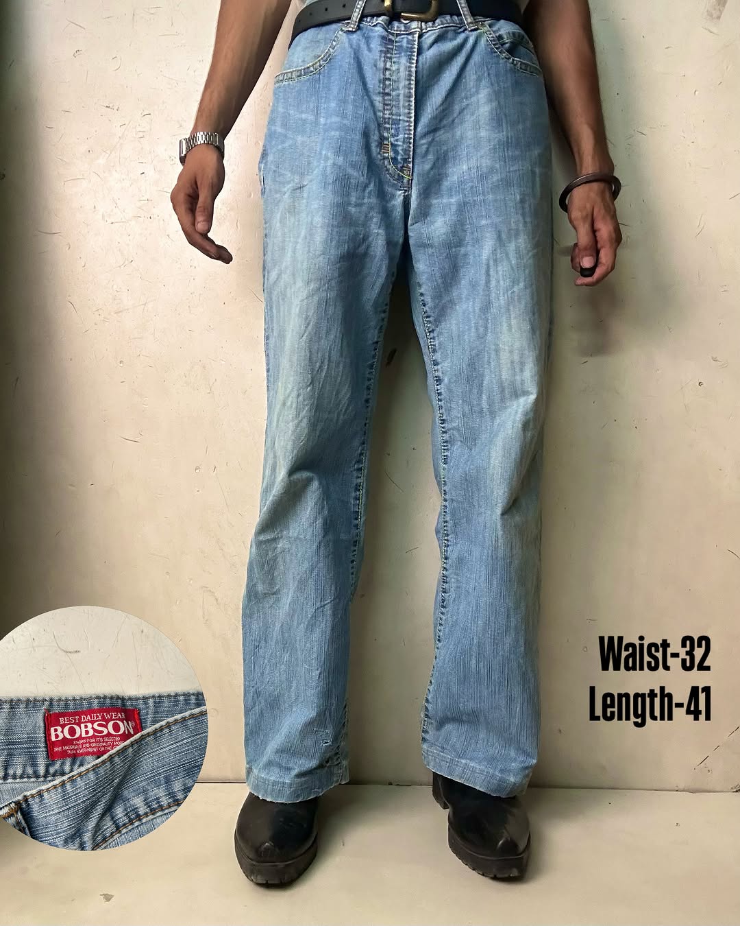 Bobson Bootcut Light washed Jeans,W32/L41