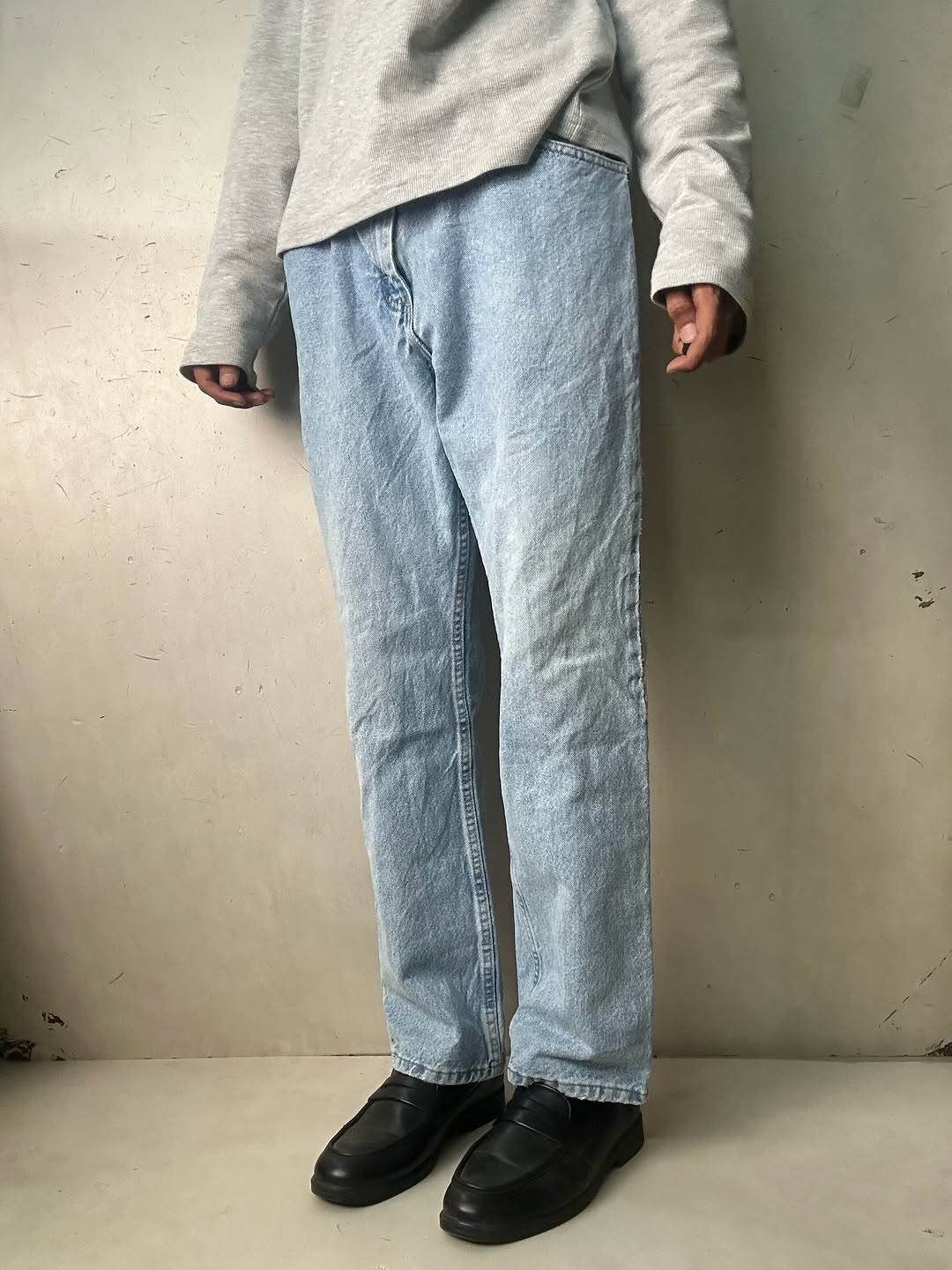 Lee Light Washed Relaxed fit Jeans,W32/L41 - Image 4