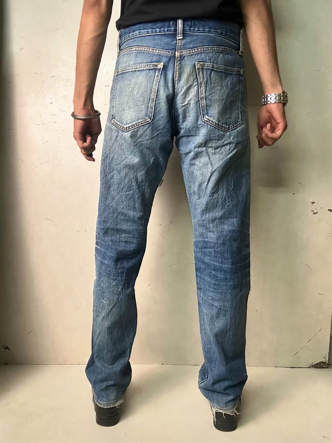 Uniqlo Selvedge Jeans Vintsge washed,W32/L41 - Image 5