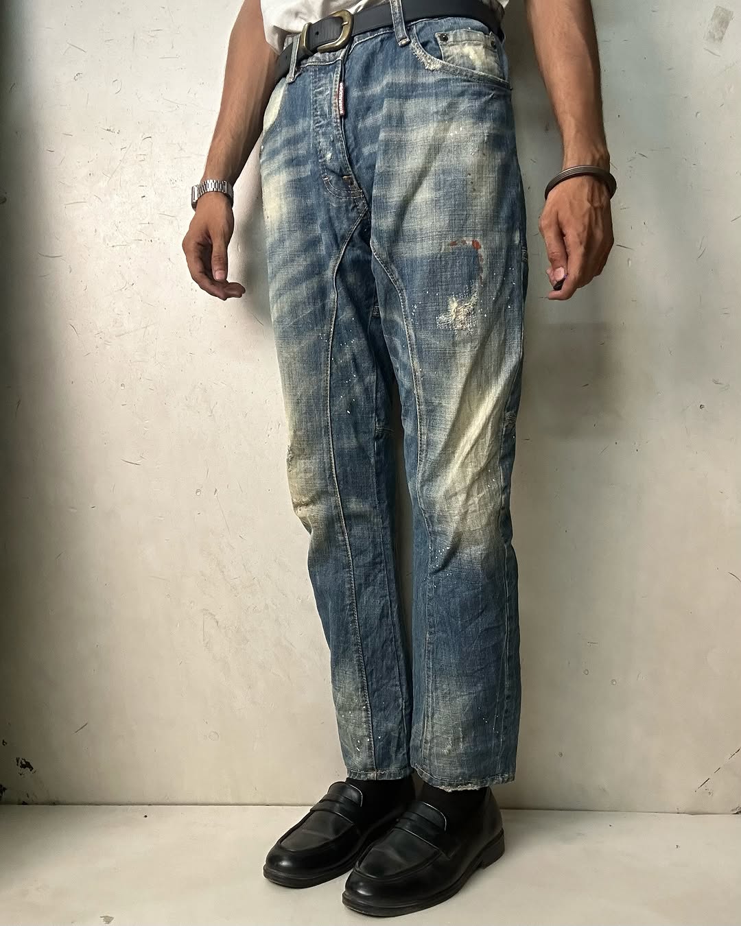 DSquared2 Caten Bros Vintage Biker Jeans,W32/L39 - Image 5