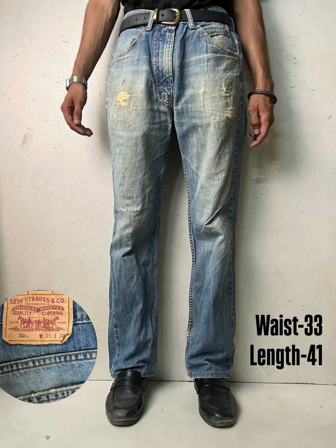 Levi’s 501 vintage washed Jeans,W33/L41