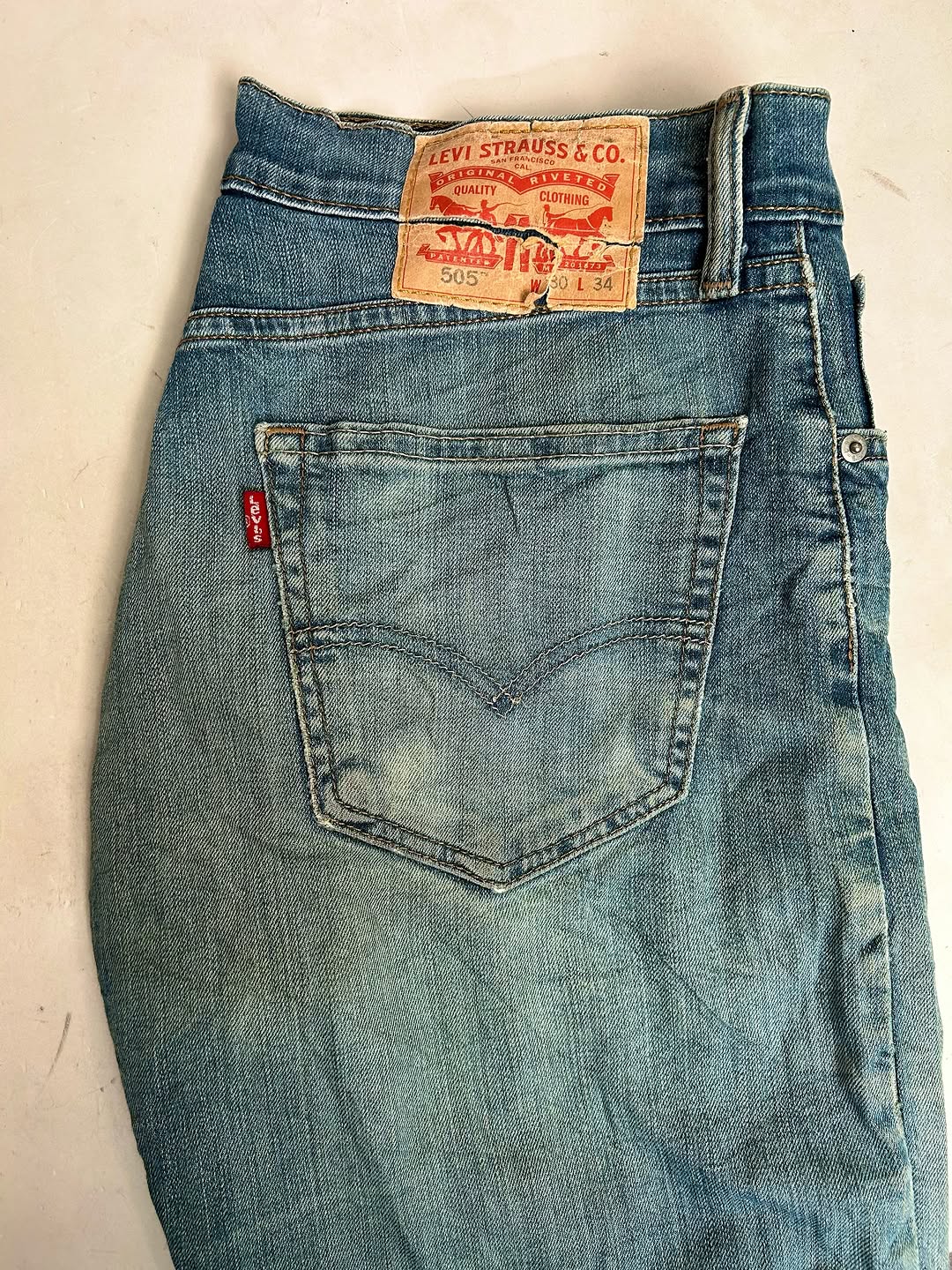 Levi’s 505 vintage washed Jeans,W30/L43 - Image 4