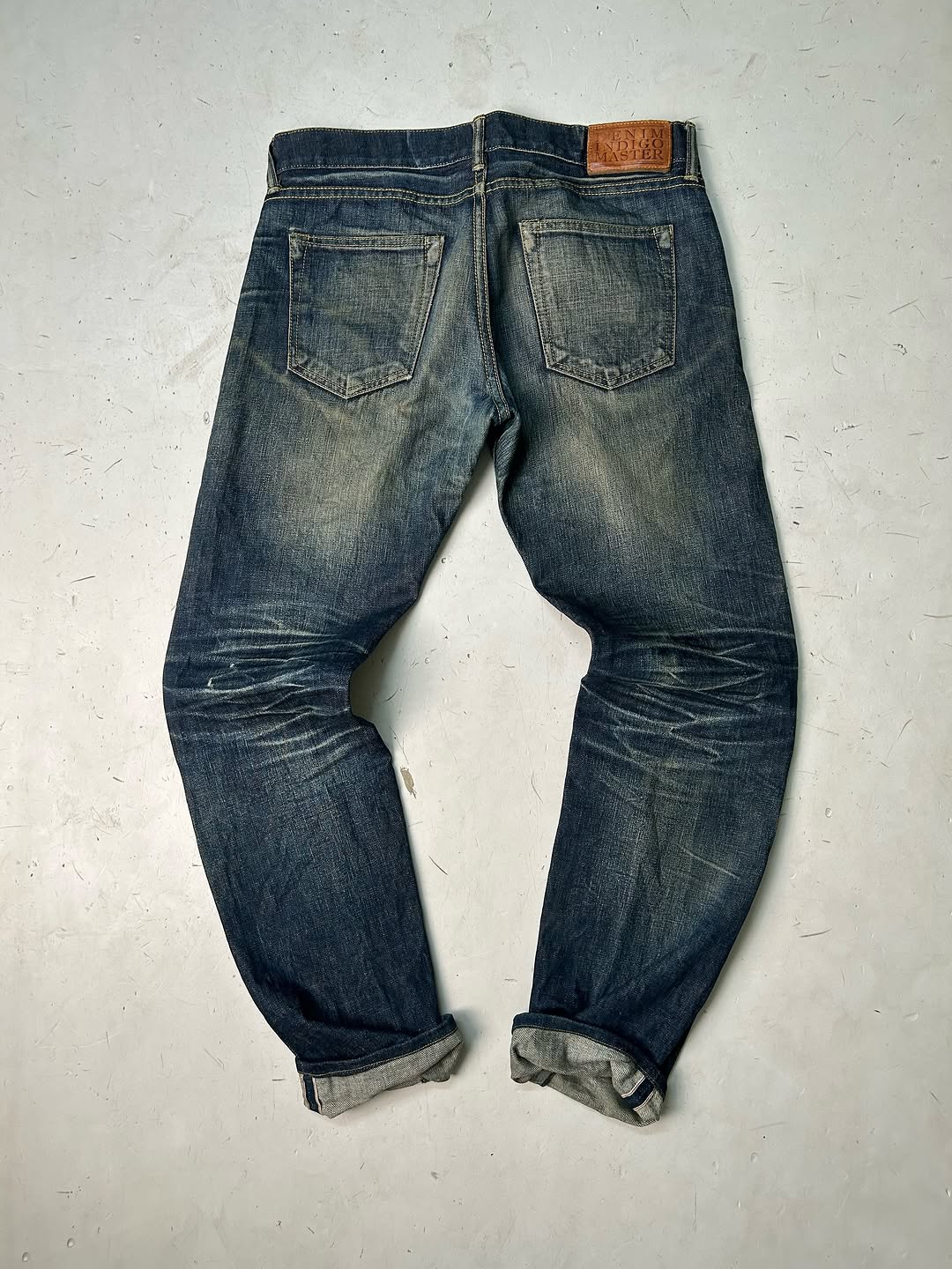 Indigo Denim Masters Selvedge Denim Jeans,W34/L41 - Image 6