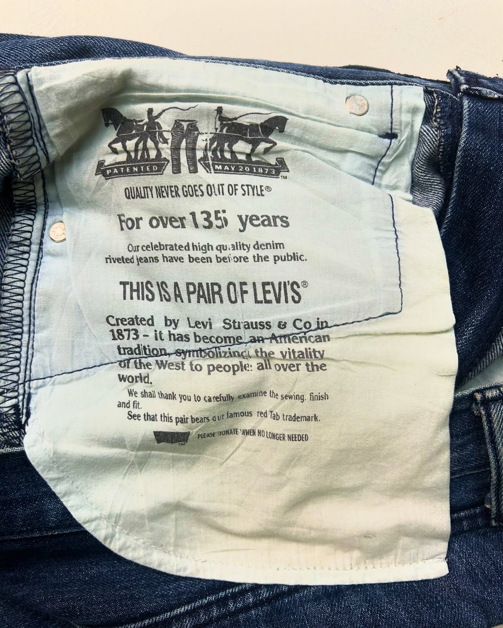 Levi’s 506 vintage Jeans,W36/L42 - Image 5