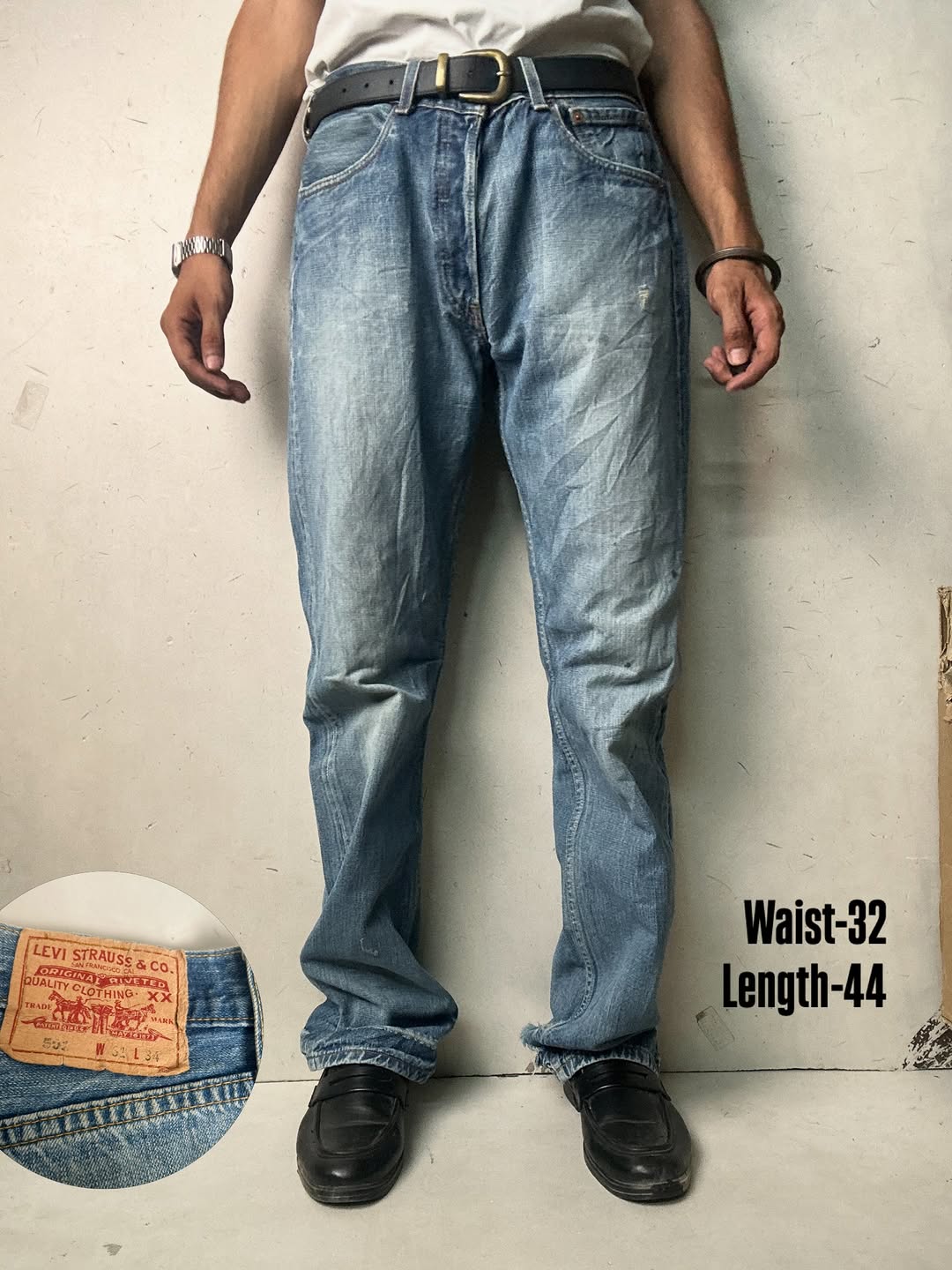 Levi’s 501 vintage jeans,W32/L44