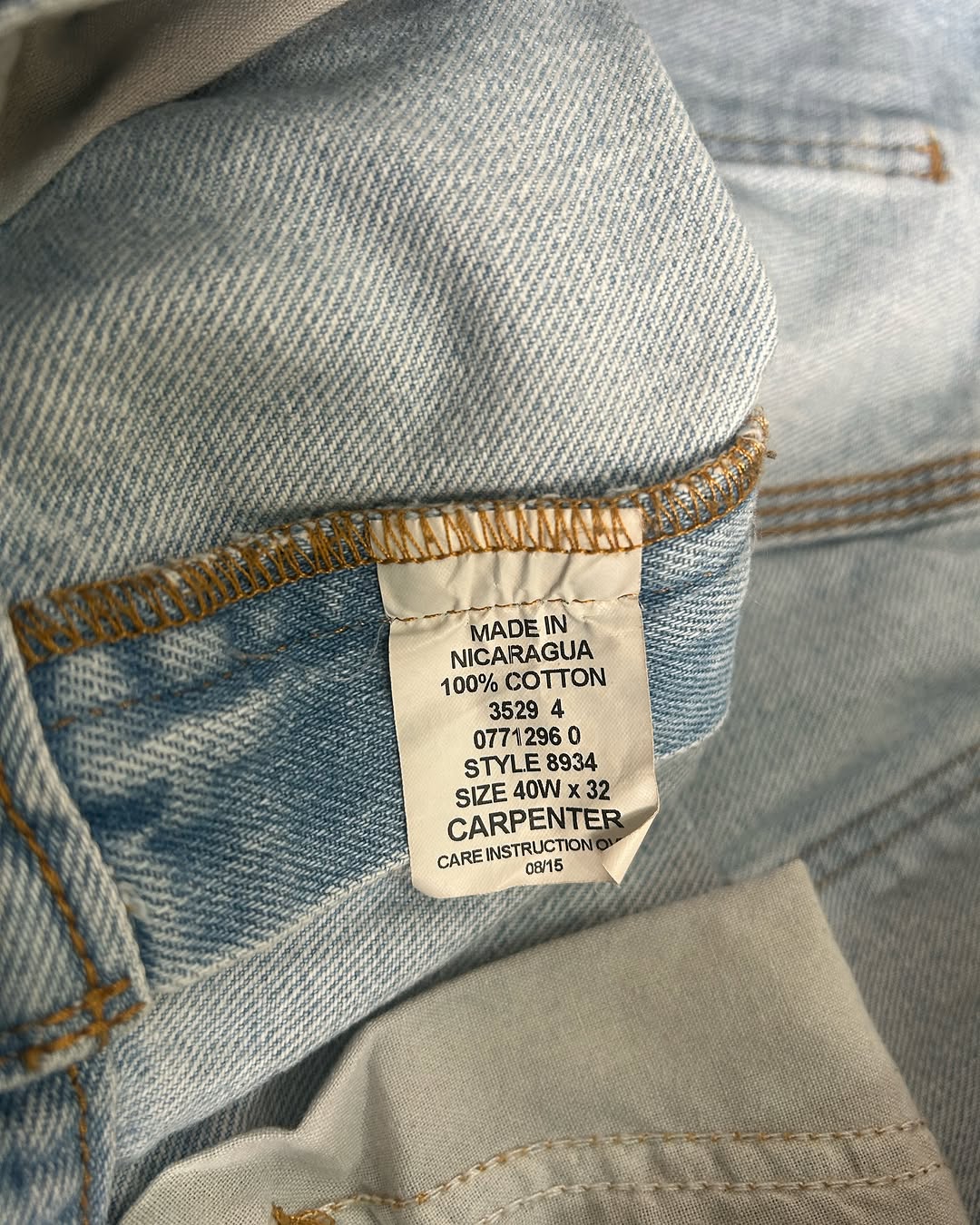 SADDLEBRED Vintage Carpenter Jeans,W38/L41 - Image 2