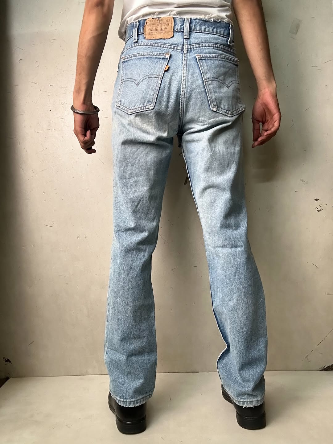 Levi’s Orange Tab Distressed Jeans,W28/L42 - Image 4