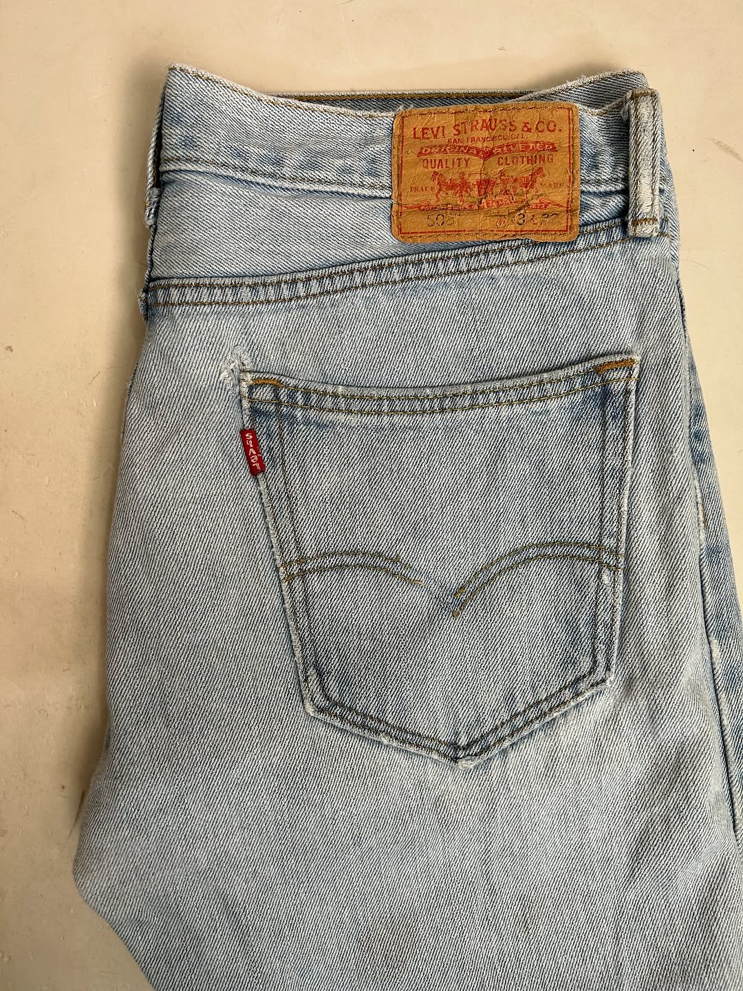 Levi’s 505 lightwashed Jeans,W34/L42 - Image 3
