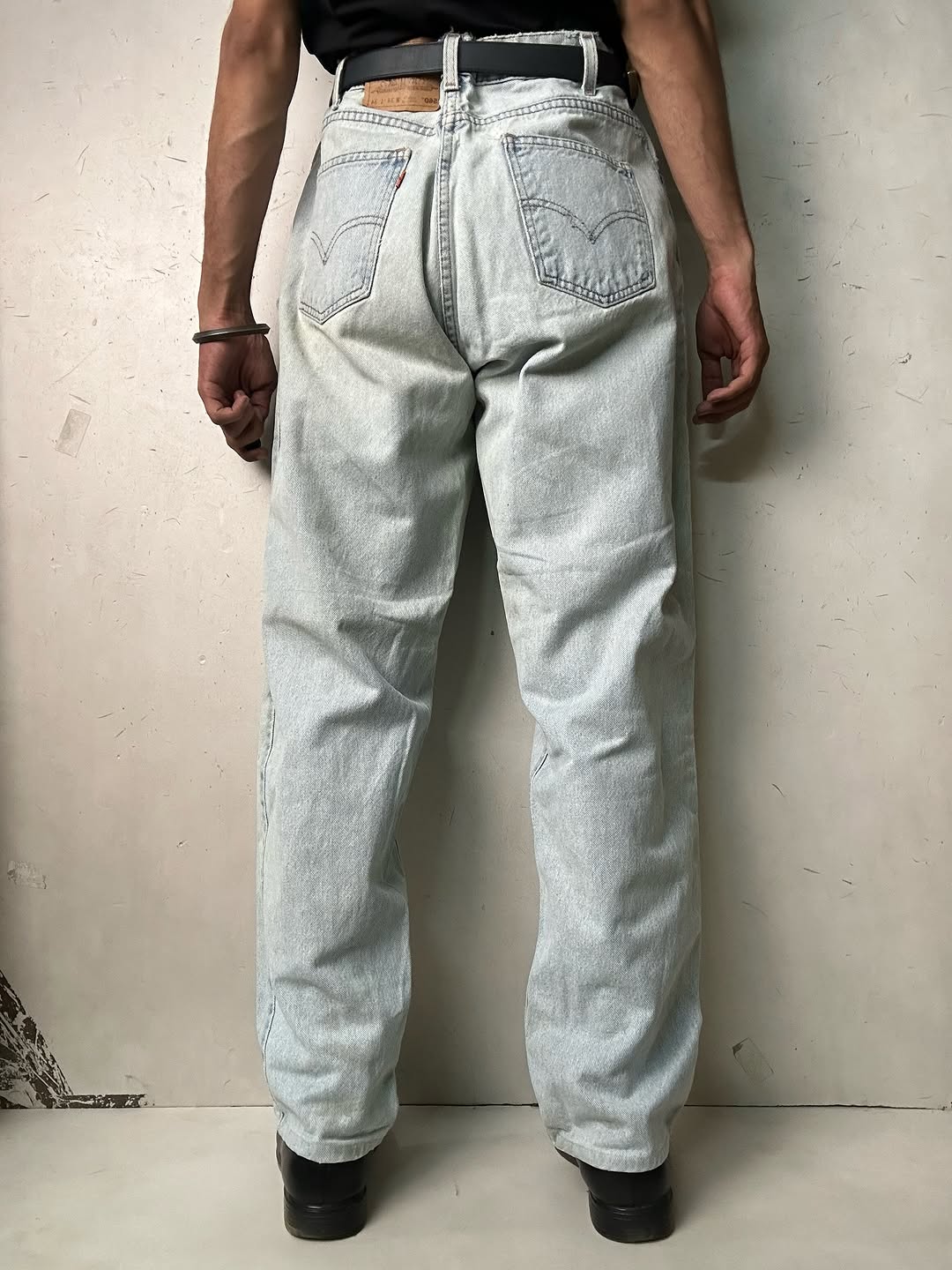 Levi’s 560 orange Tab light washed Jeans,W34/L43 - Image 3