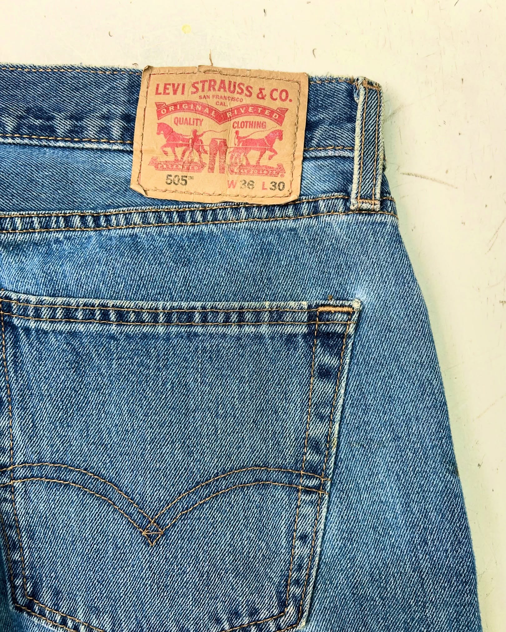Levi’s 505 vintage straight fit Jeans,W36/L41 - Image 5