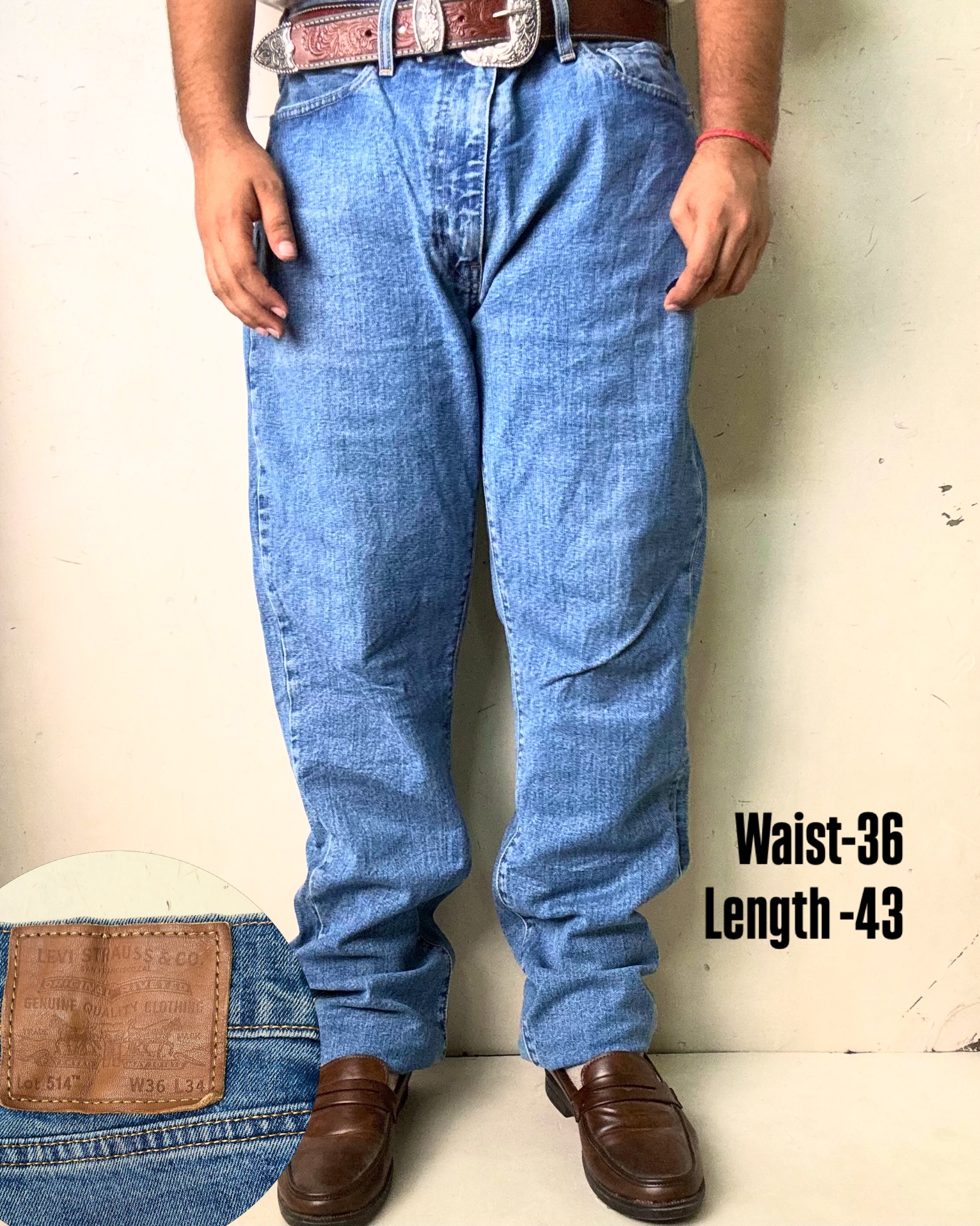 Levis 514 Straight fit Jeans,W36/L43