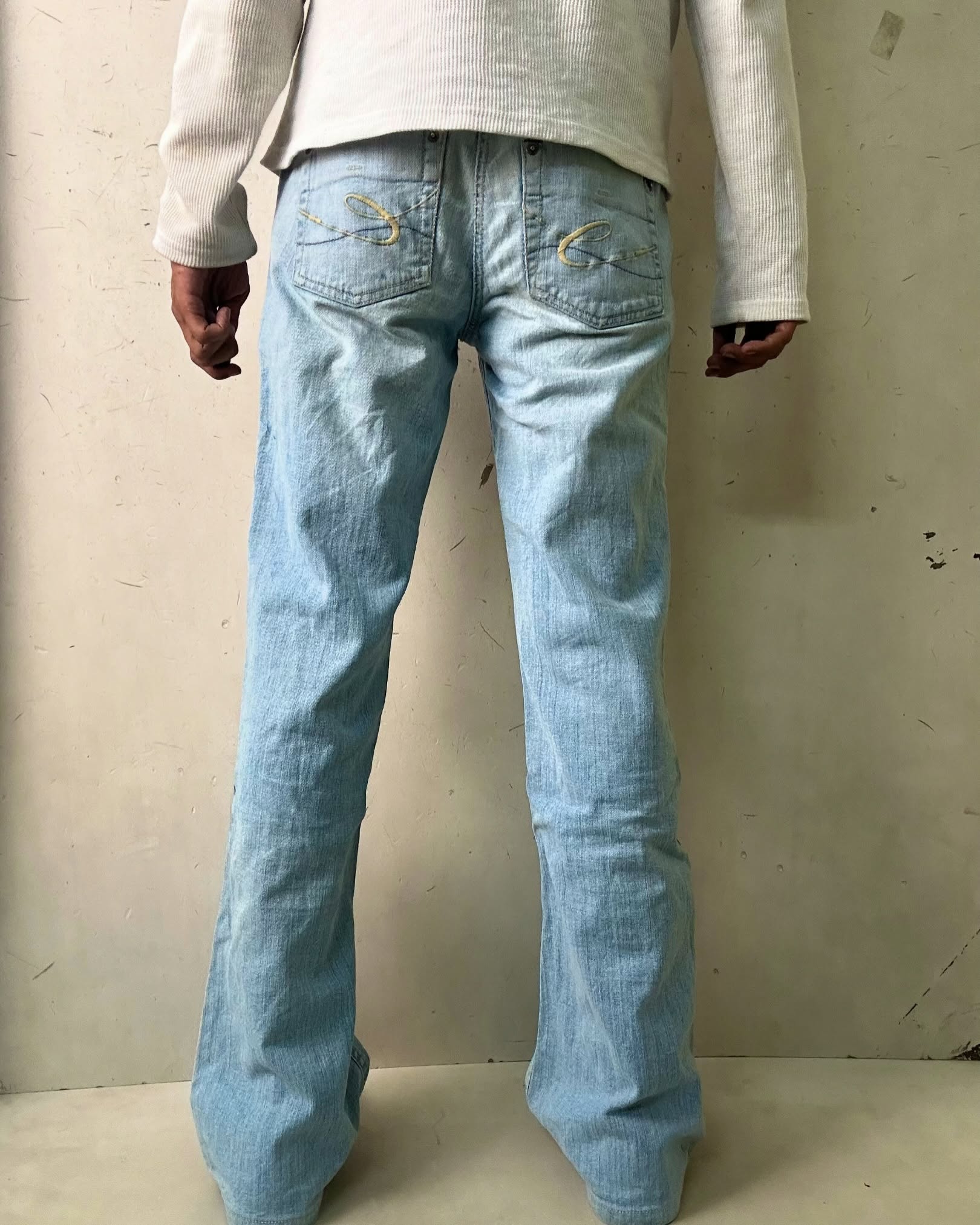 Five Light washed Bootcut Jeans,W31/L41 - Image 3