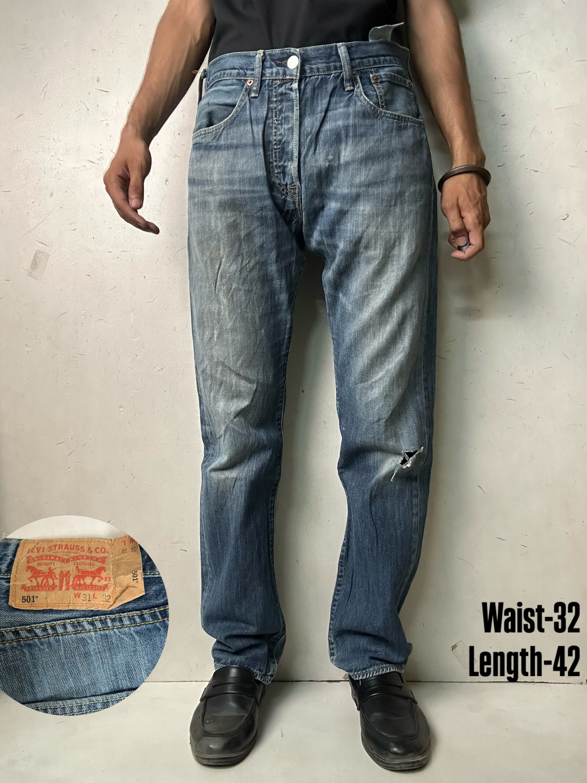 Levi’s 501 vintage jeans,W32/L42