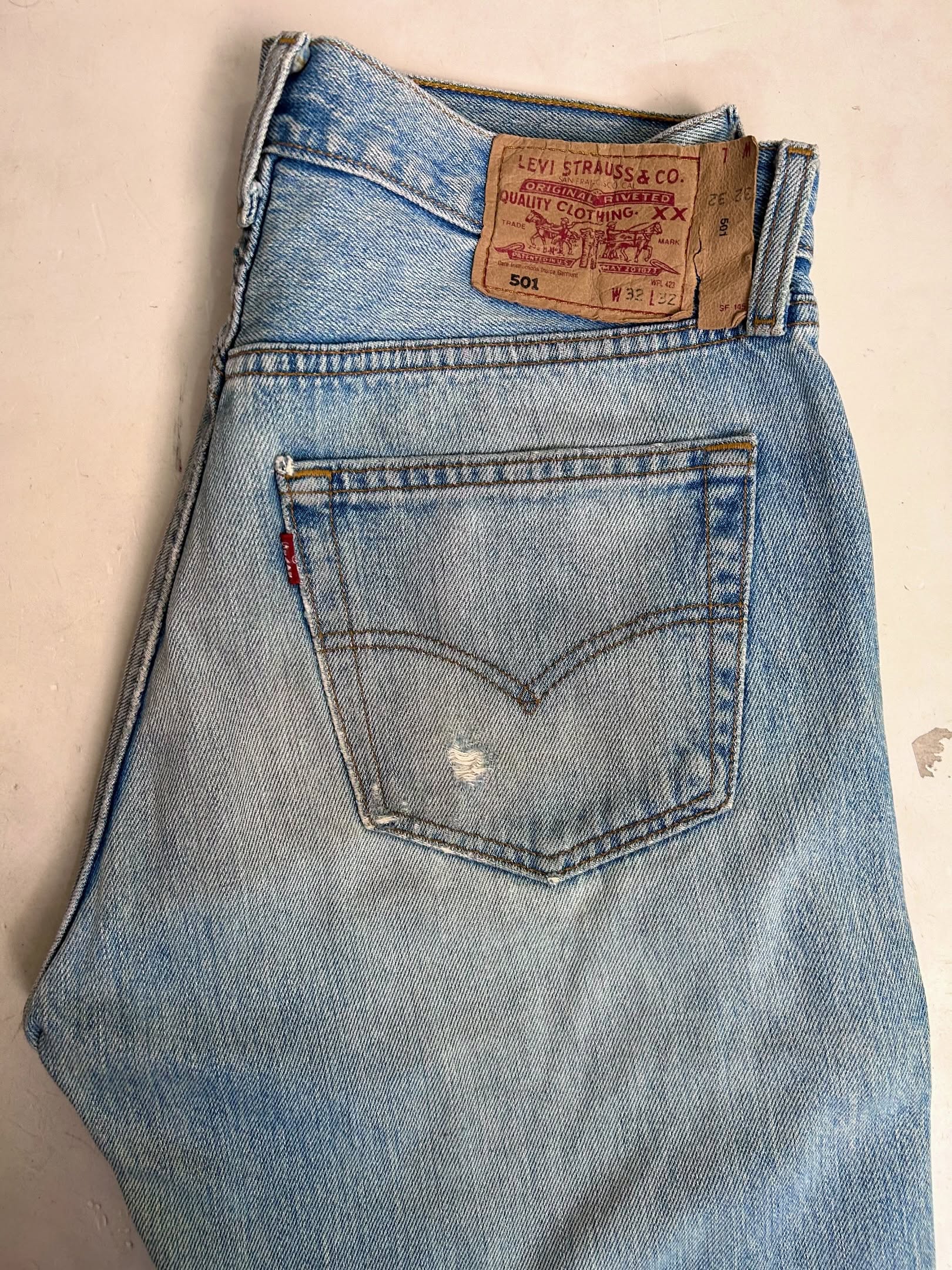 Levi’s 501 light washed vintage Jeans/W32/L43 - Image 4