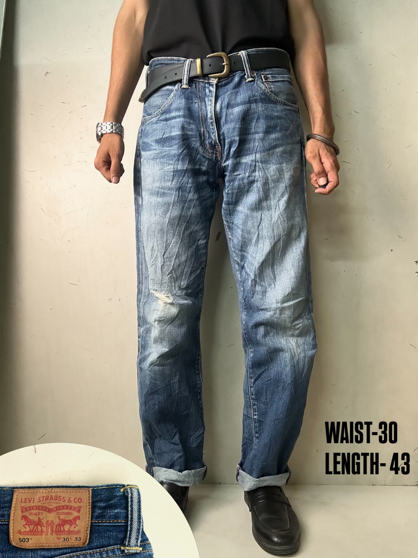 Vintage Levi’s 503 Vintage Washed Jeans,W30/L43