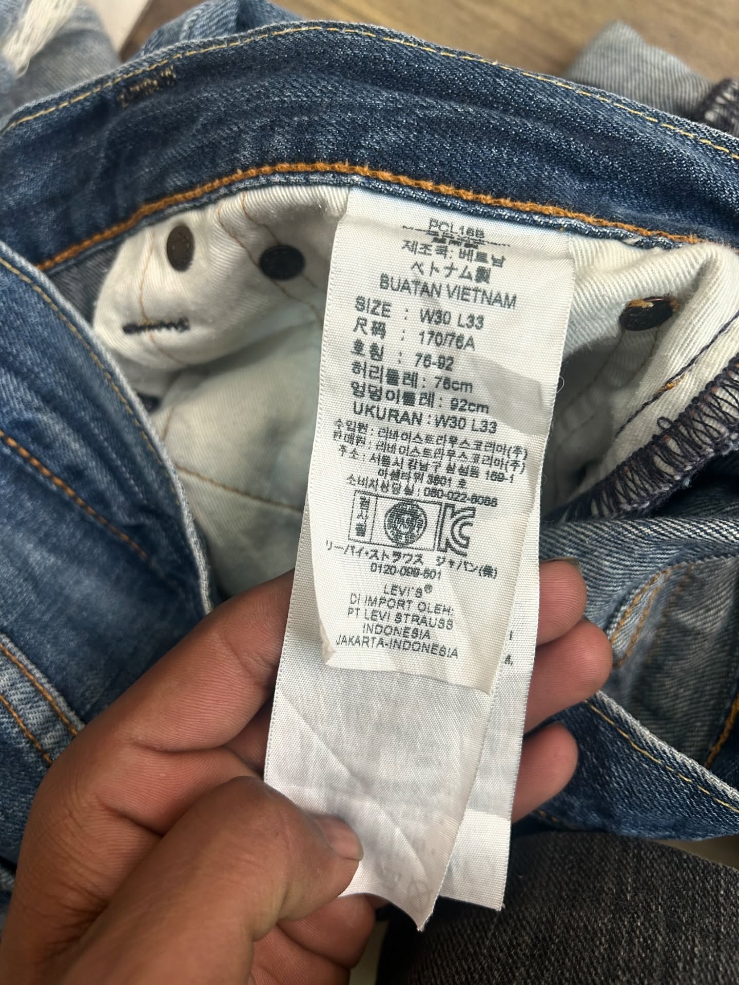 Vintage Levi’s 503 Vintage Washed Jeans,W30/L43 - Image 5