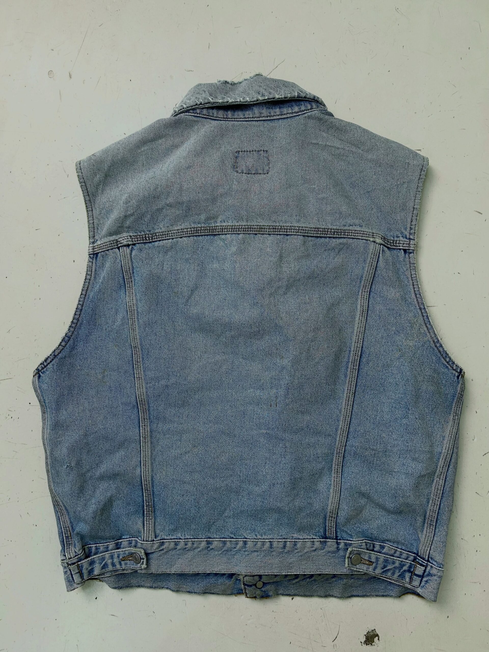 VTG 90s PREMIUM DIESEL DENIM VEST,Size-M/L,C44/L23 - Image 6