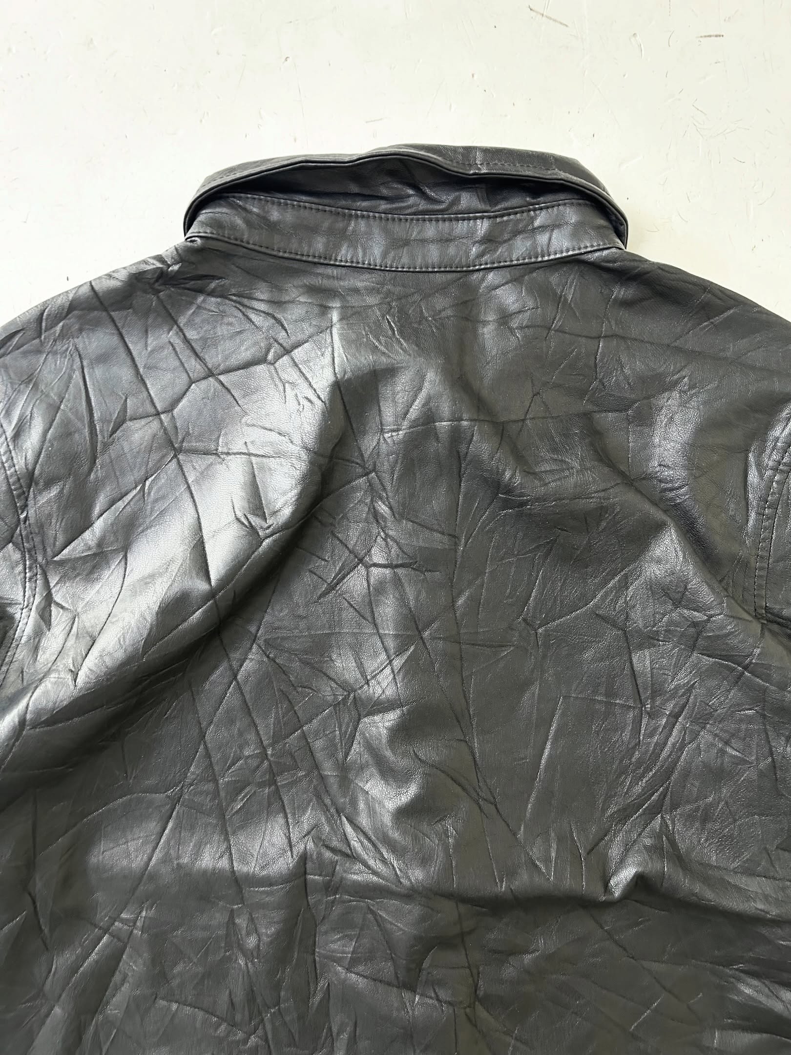 H&M Leather Shirt,Size - M,C36/L26 - Image 5
